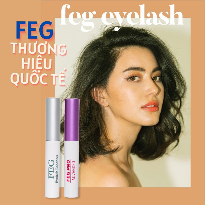 [DEAL HOT] Dưỡng mi FEG Pro-Advanced- Dưỡng mi chắc khỏe phục hồi lông mi-nang lông bị tổn thương-dưỡng mi dày dài_3ml