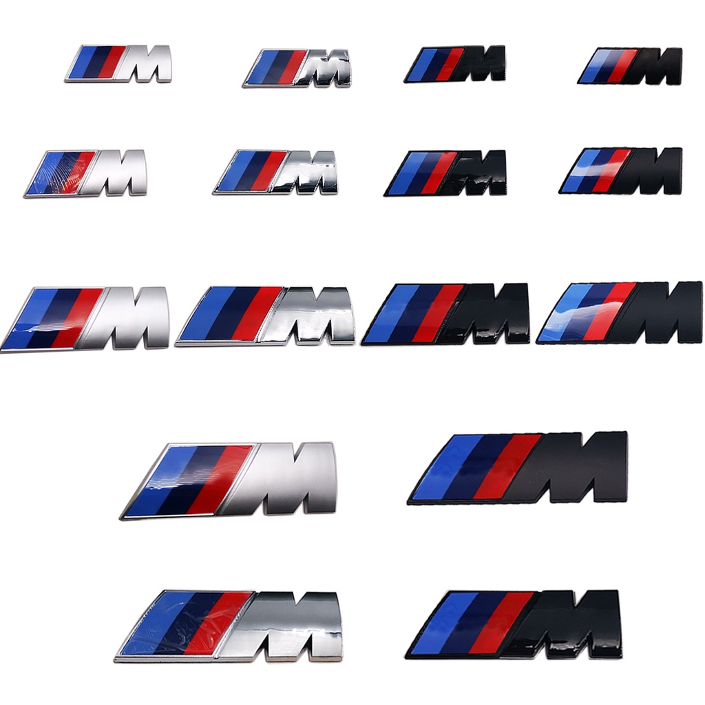 Miếng Dán Logo Abs Trang Trí Xe Hơi Bmw M E90 M1 M2 M3 M4 M5 M6 M760 M8