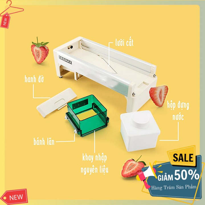 Máy cắt lát hoa quả cỡ dao 0 - 12mm