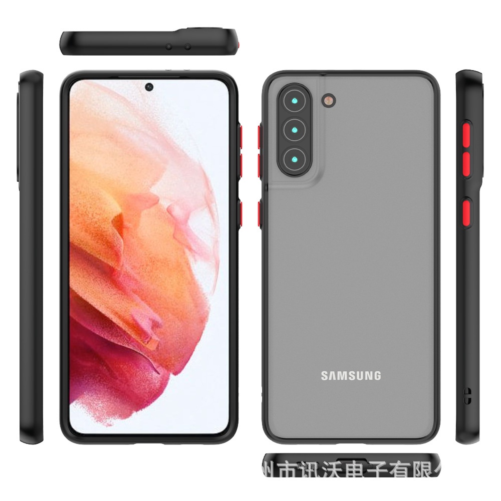 Ốp lưng samsung S21 Ultra S20+ S21Fe S20 S20+ S10 S10+ S9+ S8+ Note 8 Note 9 Note 10+ Note 20 S20Fe Đen Nhám [Basic]
