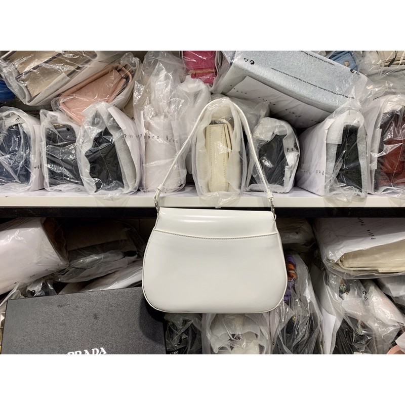 Túi P kẹp nách sz 21cm fullbox màu trắng