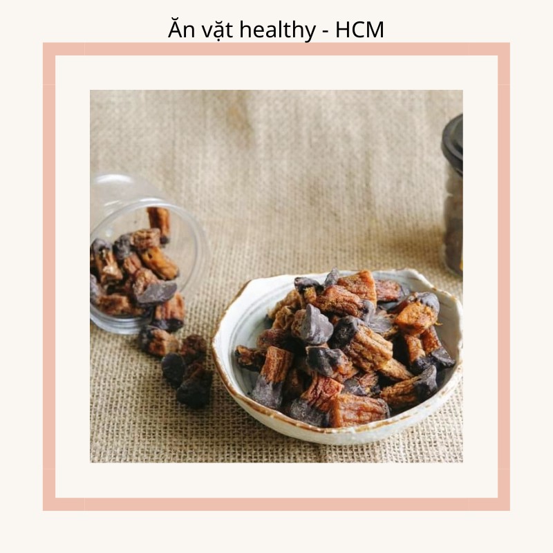 Chuối dẻo phủ chocolate mềm thơm ngon đặc sản Đà Lạt đồ ăn vặt healthy