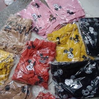 Combo 1 set mickey vàng + 1 set ngố hồng Trần Hương