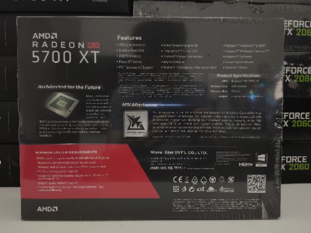 VGA AMD MSI RX 5700 XT 8GB GDDR6 - Card Màn Hình Chơi Game - NEW SEAL FULL BOX | BigBuy360 - bigbuy360.vn