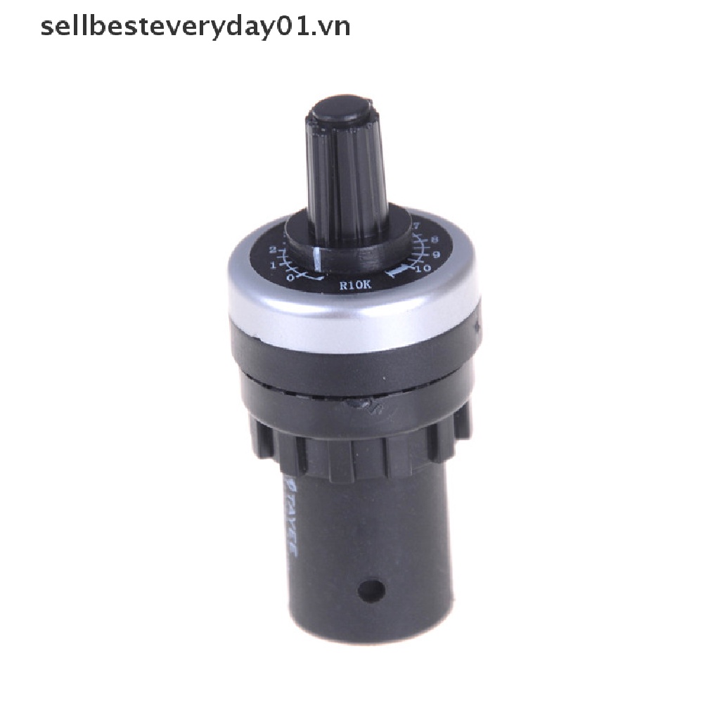 Chiết áp chuyển đổi 10K LA42DWQ-22 22mm màu đen chất lượng cao tiện lợi