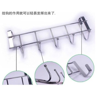 Móc treo cửa đa năng inox