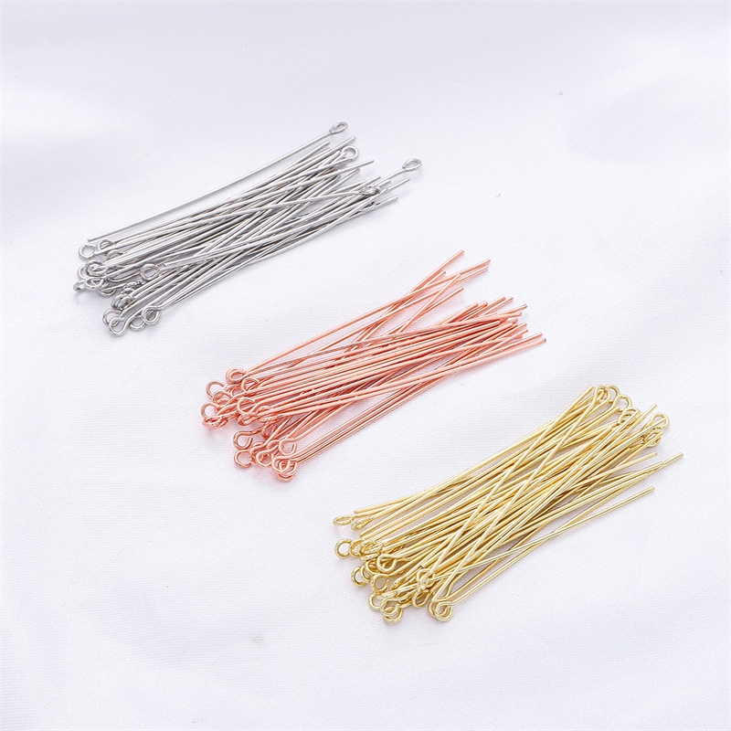 Bộ 50 Móc Mạ Vàng / Bạc 9 Lỗ Dùng Làm Bông Tai diy
