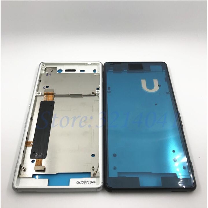 Khung Viền Phía Trước Với Cổng Sạc Bụi Cho Điện Thoại Sony Xperia M4 Aqua E2303 E2333 E2353 Ốp