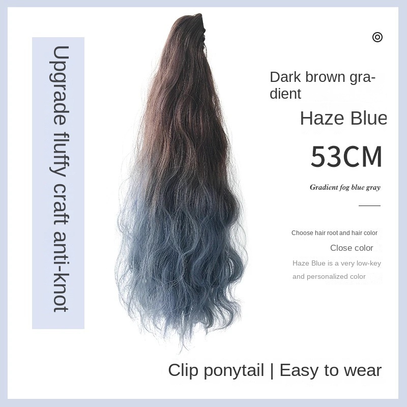Tóc giả MISS FANCY kiểu gợn sóng dài 53cm thời trang cá tính cho nữ