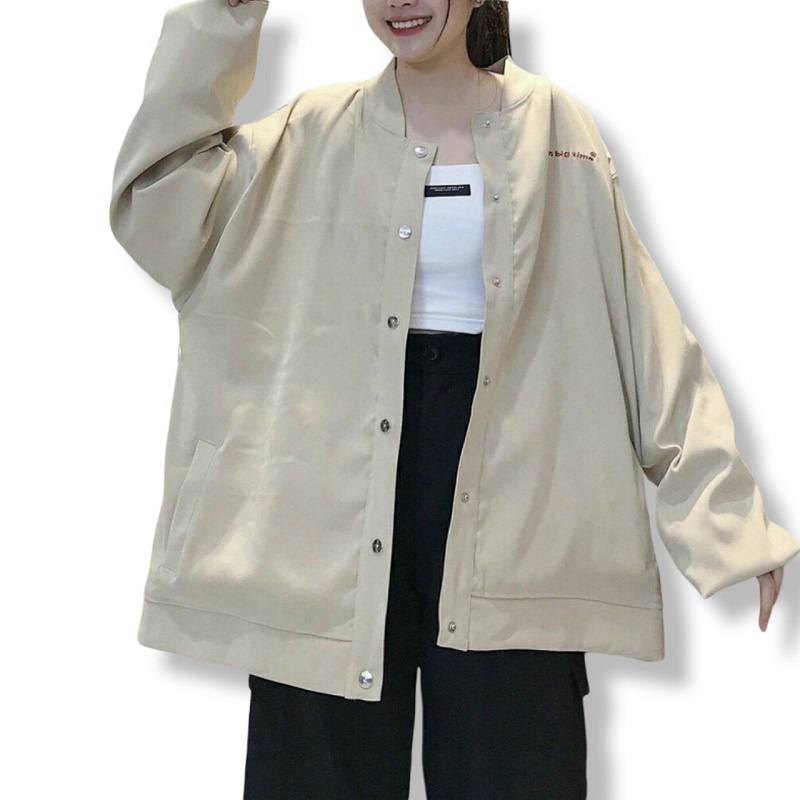 Áo Khoác Dù Bomber Cúc Bấm Siêu HOT - ĐĂNG QUANG FASHION