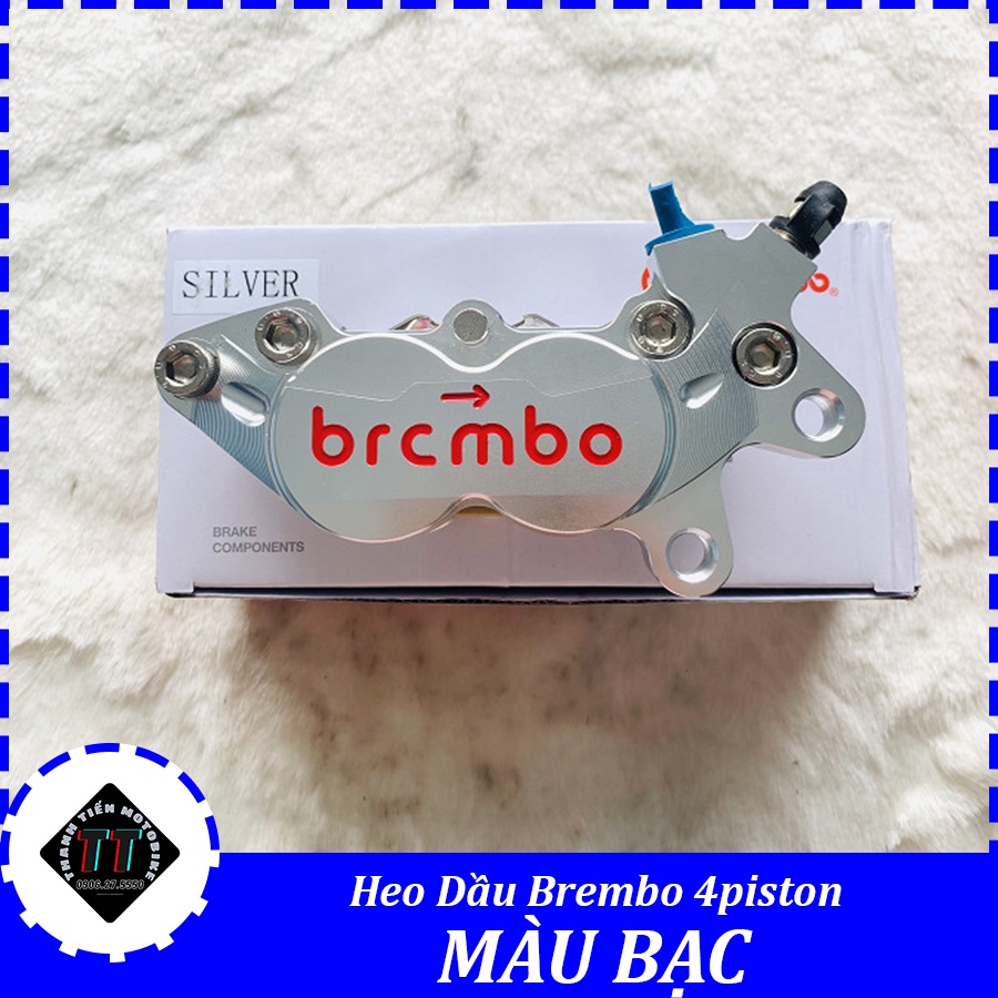 Pát Trước &amp; Heo Adelin Brcmbe 4piston cho Wave110/Future Wave 100/ Dream Vario/ Vision Raider/ Satria Sonic GẮN ĐĨA ZIN