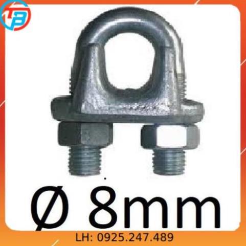 Cóc khóa dây cáp Phi [ 8 mm ] CÁP THÉP Thái Bình VinàN