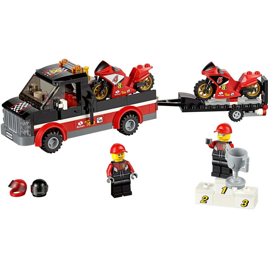LEGO City 60084 Racing Bike Transporter - Xe chở xe đua