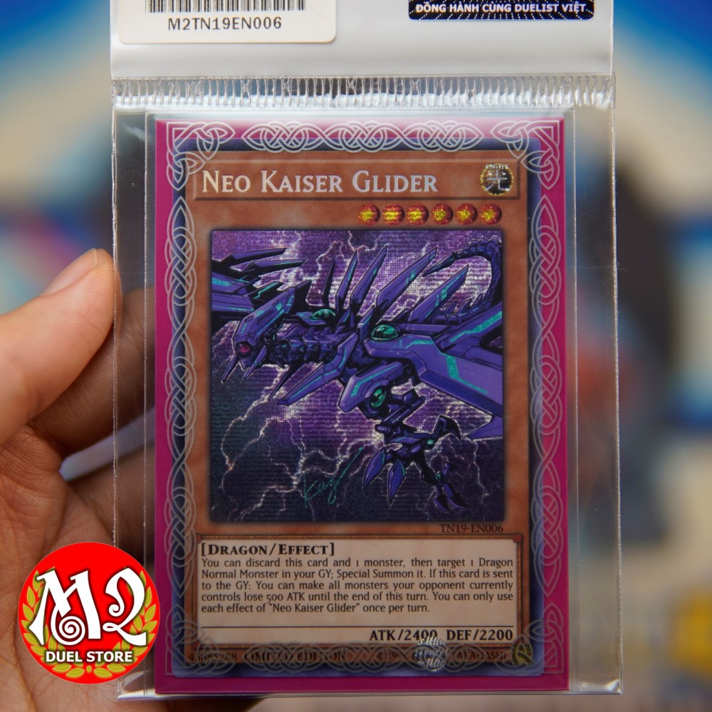 Lá bài Yugioh TN19-EN006- Neo Kaiser Glider - Prismatic Secret - Bảo quản M2SCCQ-LITE