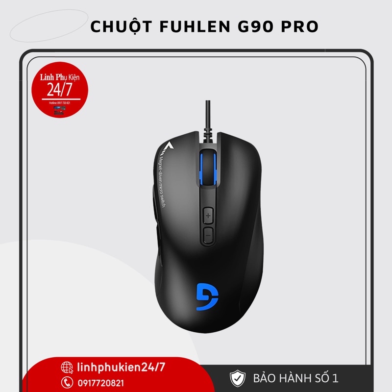 Chuột Fuhlen G90 Pro Switch Magnet Driven (quang học) siêu bền - Hàng chính hãng