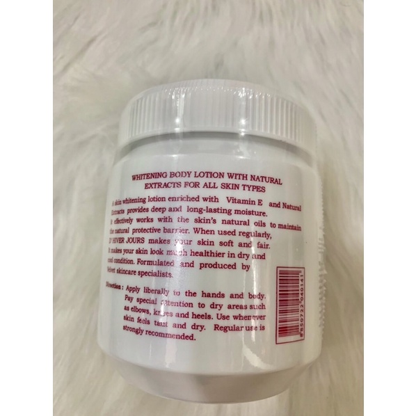 kem velvet whitening body lotion (chữ đỏ )chuẩn hàng Thái Lan hủ 350g