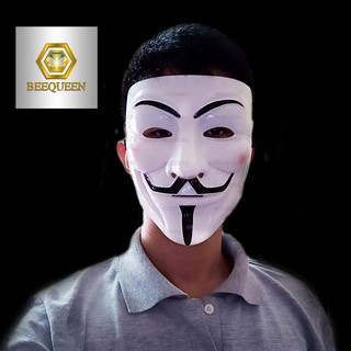 Mặt Nạ Hacker Trắng - Mặt Nạ Anonymous Hóa Trang