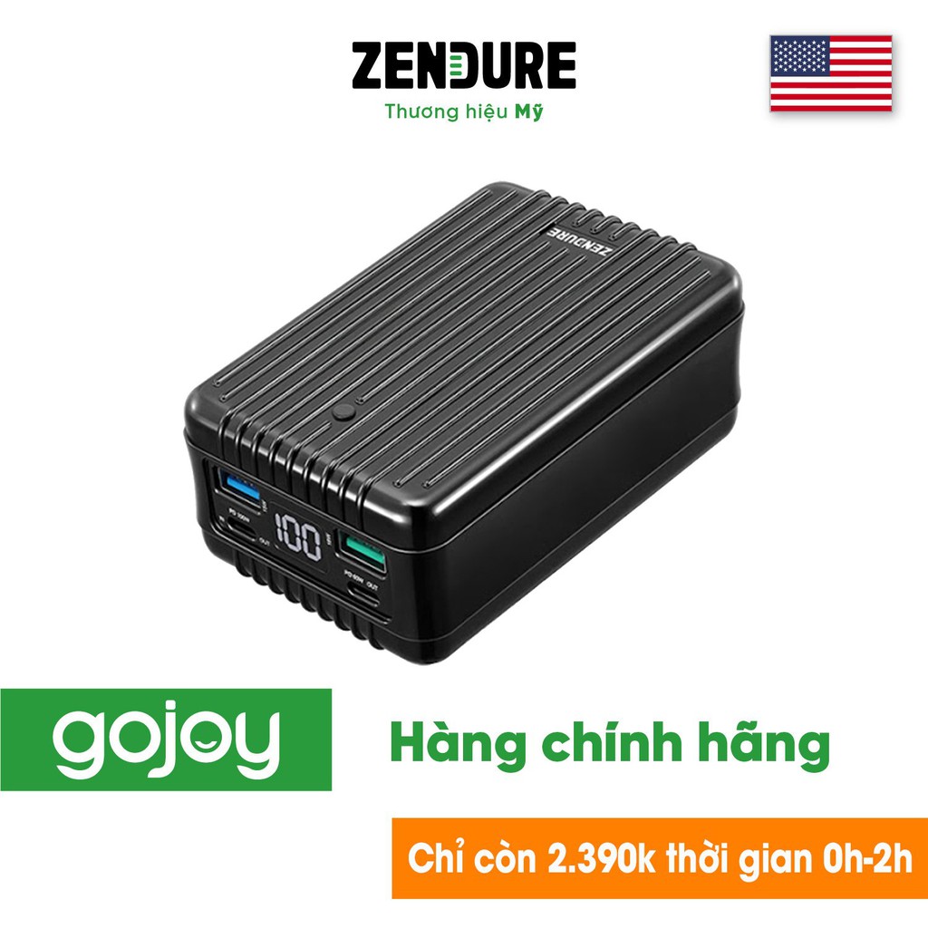 Pin dự phòng 27.000mAh typeC (100W) ZENDURE ZDA8PDP - Bảo hành chính hãng 2 năm