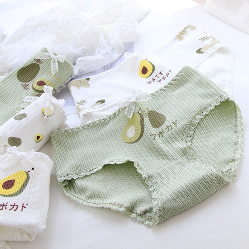 Quần lót quả bơ cotton nữ cao cấp dễ thương đáng yêu thoải mái LAVENUSA QL74