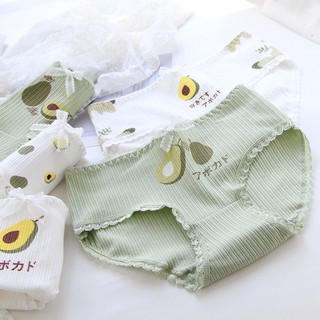 Quần Lót Nữ Cotton Gân Tăm Trái Bơ Nữ Sinh Nhật Bản ( QL : 054 ) Hàng Loại Đẹp.
