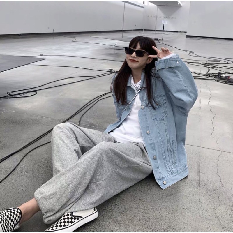 [ TIỀN NÀO CỦA ĐẤY ] ÁO KHOÁC JEANS NỮ FREESIZE PHÙ HỢP CHO NHỮNG BẠN DƯỚI 65kg | BigBuy360 - bigbuy360.vn