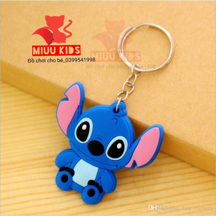 ❤️QUÀ TẶNG ❤️ Móc khóa cao su silicon dẻo hình thú hình hoạt hình