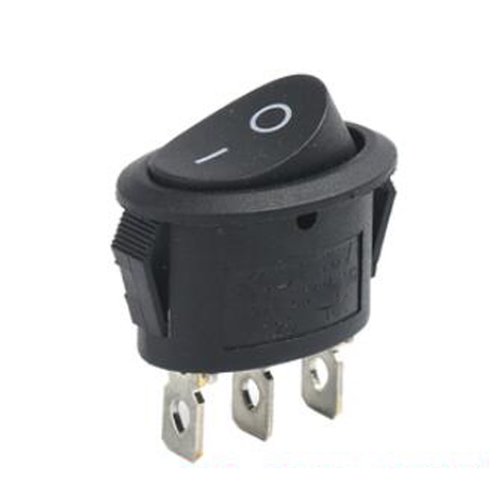 Set 5 công tắc tròn Kcd1-105 6a 250v Ac 10a/ 125v Ac 2 Pin On/ Off chuyên dụng