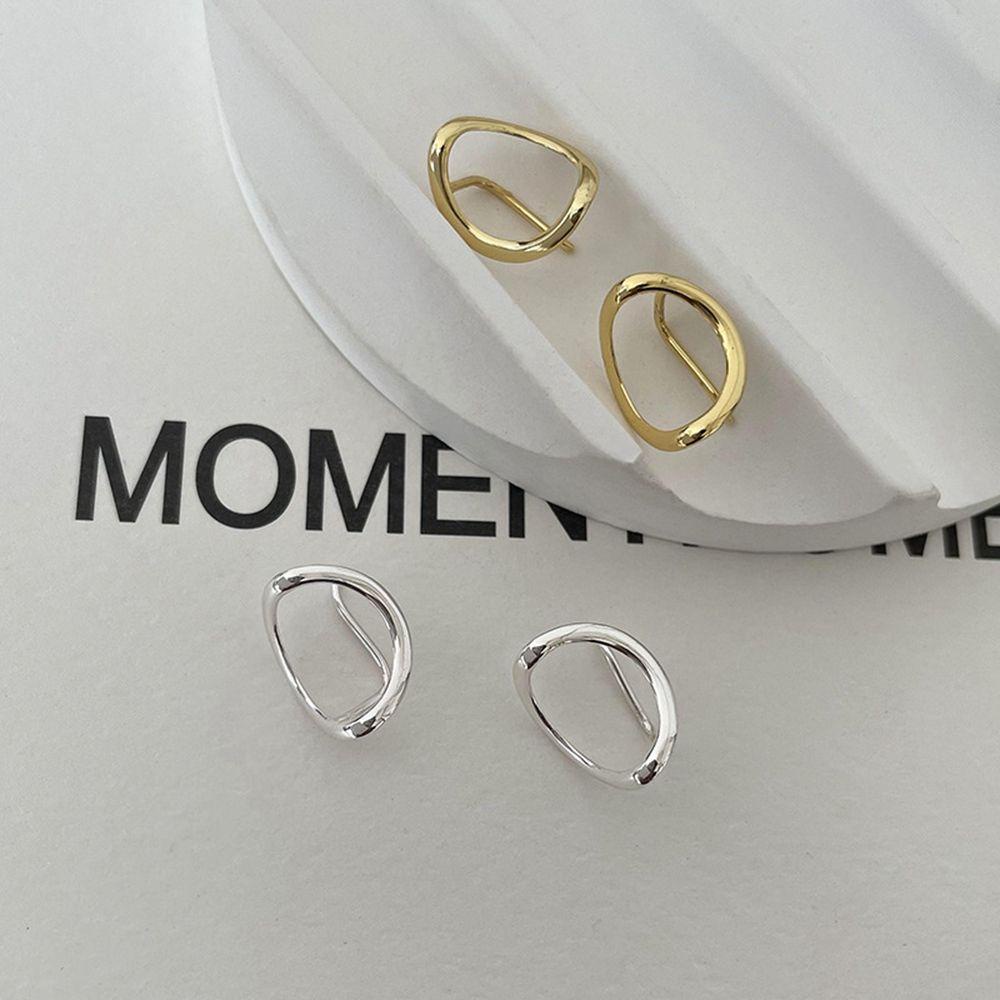 EXPEN Khuyên Tai Kim Loại Thời Trang Retro Cho Nữ