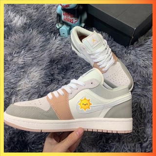 Giày thể thao jordan 1 milan cổ thấp, Giày sneaker JD1 low milan hồng đất nam nữ cực chất dễ phối đồ hàng FullBox