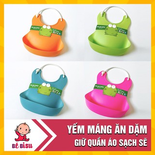 Yếm máng silicon ăn dặm chống bẩn cho bé ,Đồ sơ sinh mẹ và bé trai gái chuyên sỉ giá rẻ sale deal hot