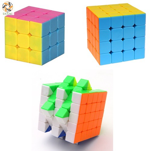 Đồ Chơi Rubik - Bộ 4 Rubik (2 - 3 - 4 - 5 ) - LICLAC