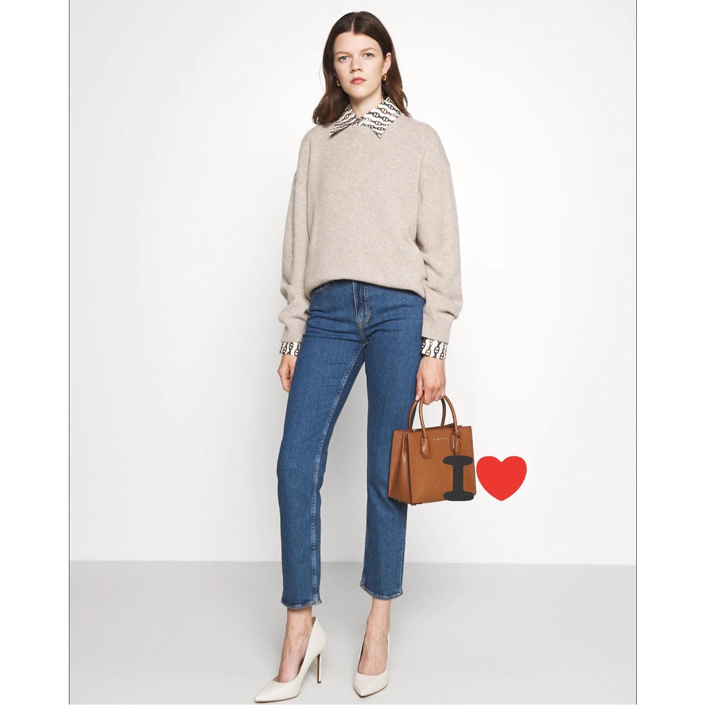 Michael Kors - Túi MK Mercer Medium Pebbled Leather Crossbody Bag - Màu nâu