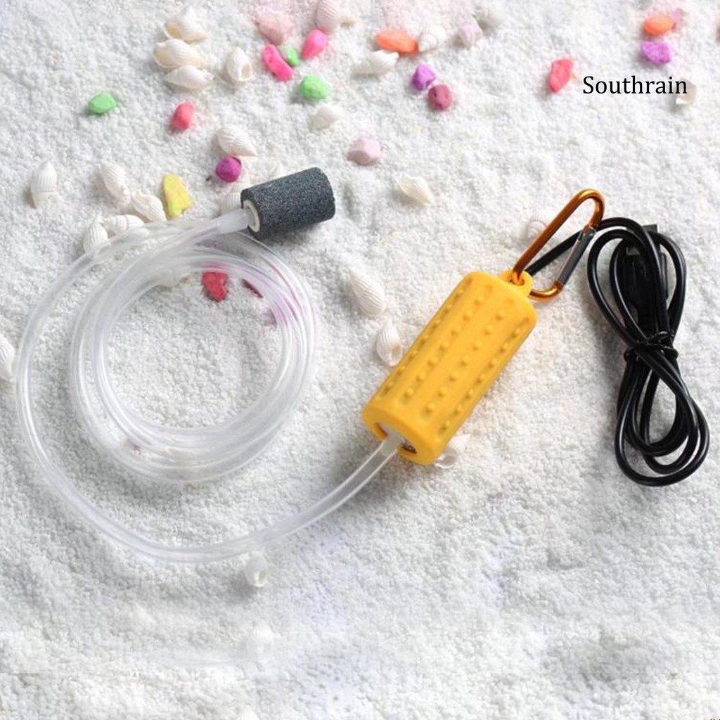 (Hàng Mới Về) Máy Bơm Oxy Cho Bể Cá Tiết Kiệm Năng Lượng Bằng Silicon
