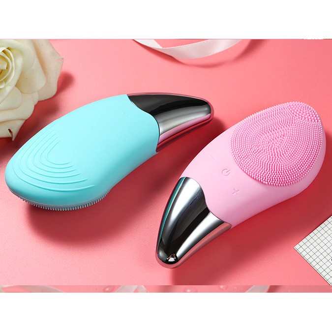 Máy rửa mặt 3 trong 1 SONIC FACIAL - máy rửa mặt sóng siêu âm mẫu mới 2022 - MRM SONIC