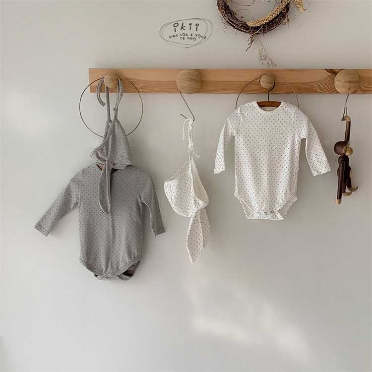 Bộ áo liền quần + mũ tai thỏ xinh xắn cho bé