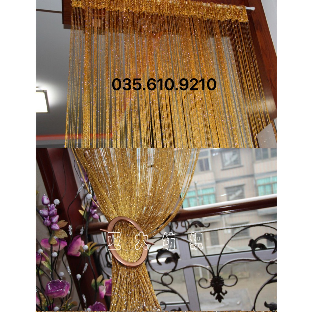 Rèm Sợi Kim Tuyến KT 3mx3m