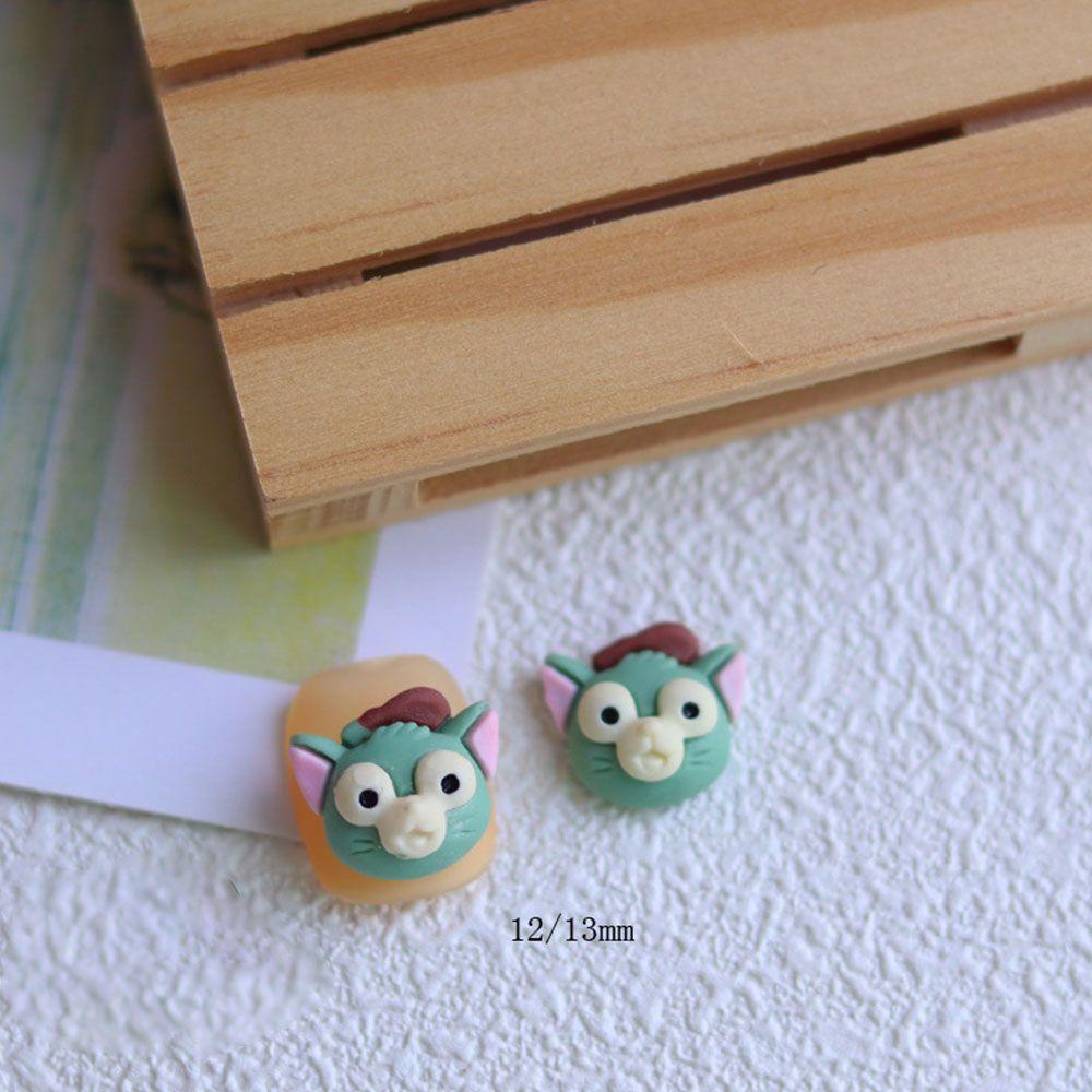 Hs Set 10 Móng Tay Giả Hình Thỏ 3D Dễ Thương Cho Bé Gái