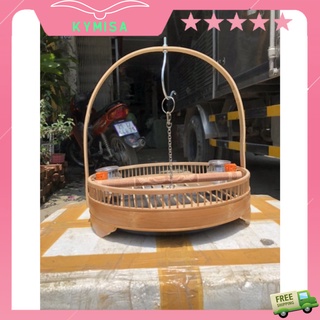 LỒNG CHIM CU GÁY LỒNG CHIM TRẦN ĐỦ PHỤ KIỆN KÈM XÍCH CAO CẤP