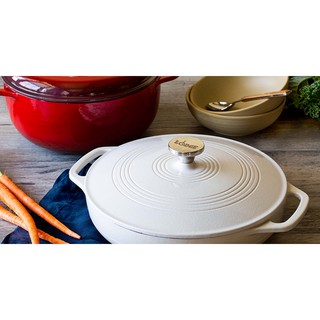 NỒI GANG OVAL PHỦ MEN LODGE 6.6L