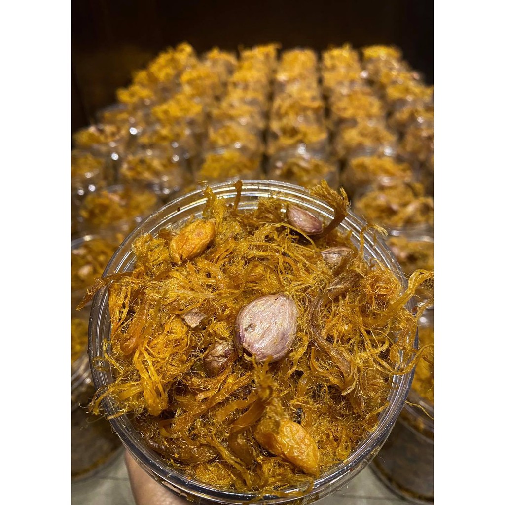 ĐẶC SẢN LỢN ẨM CHÁY TỎI - LOẠI CAY VỪA - GÓI 500GR