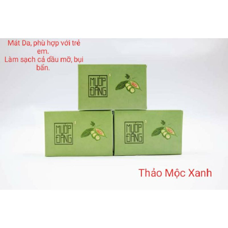 Xà Bông Mướp Đắng Sinh Dược - 100% Naturel. Mát da, phù hợp với trẻ em, làm sạch cả dầu mỡ, bụi bẩn.