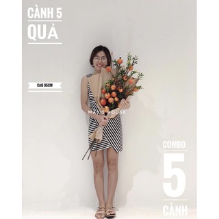 Combo 5 Cành lựu  chưng tết cao 95cm