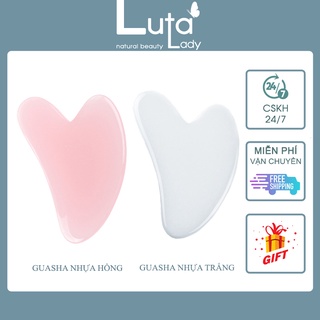 Đá massage mặt, miếng guasha massage mặt, guasha nhựa massage giúp nâng cơ tự nhiên