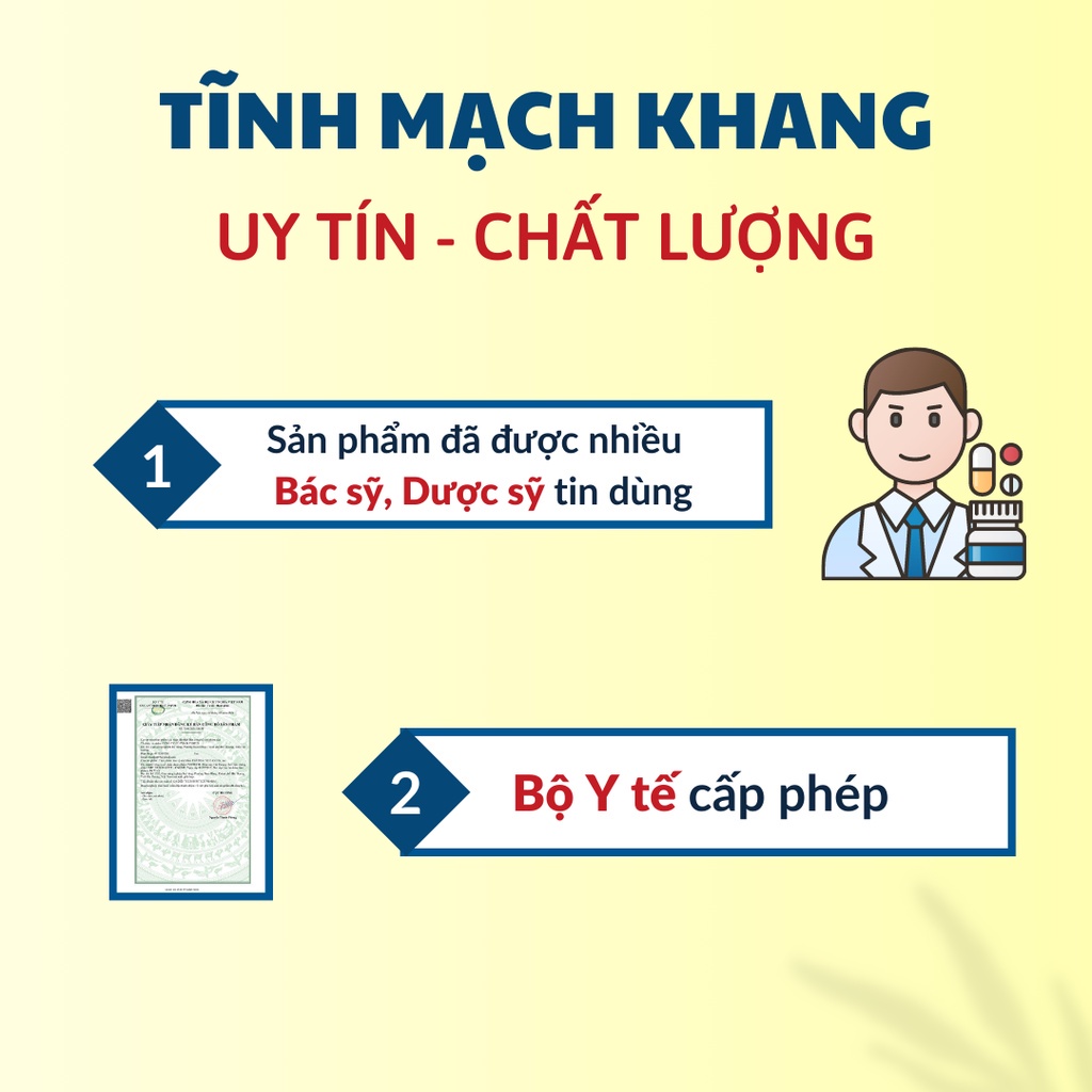 Tĩnh mạch khang AN CHÂU giúp tăng độ bền thành mạch, phòng suy giãn tĩnh mạch hộp 3 vỉ 30 viên -Global Pharma