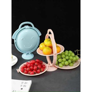 Khay đĩa gấp gọn để bàn - khay để bánh kẹo