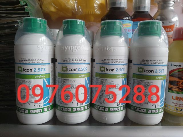 Thuốc tiêu diệt và phòng ngừa côn trùng ruồi muỗi kiến gián bọ mạt... ICON 2,5CS 1 lít