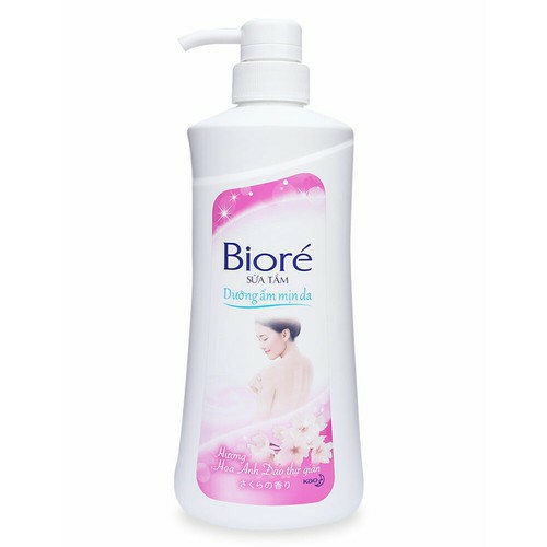 SỮA TẮM BIORE TRẮNG DA HƯƠNG ANH ĐÀO/ Trà Xanh