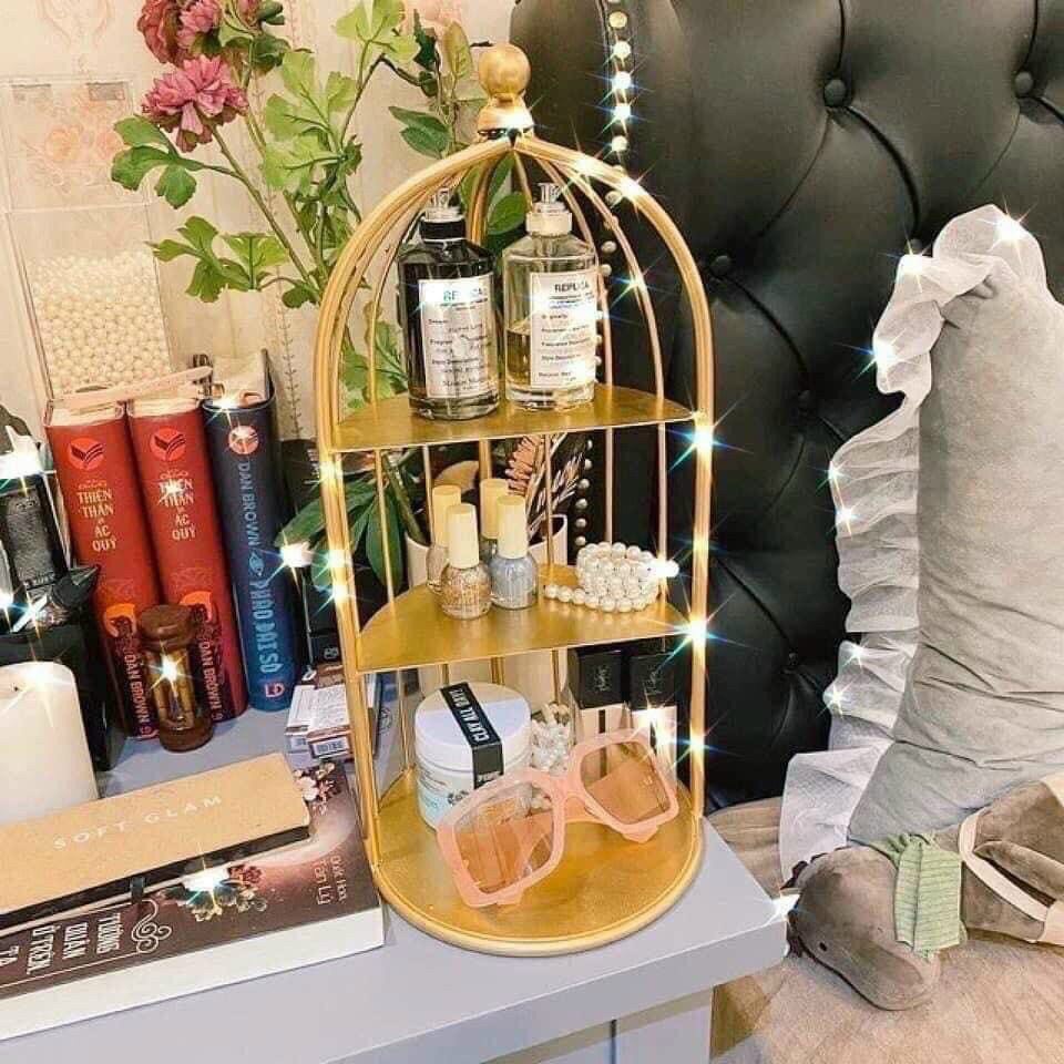 kệ lồng chim để bàn trang điểm