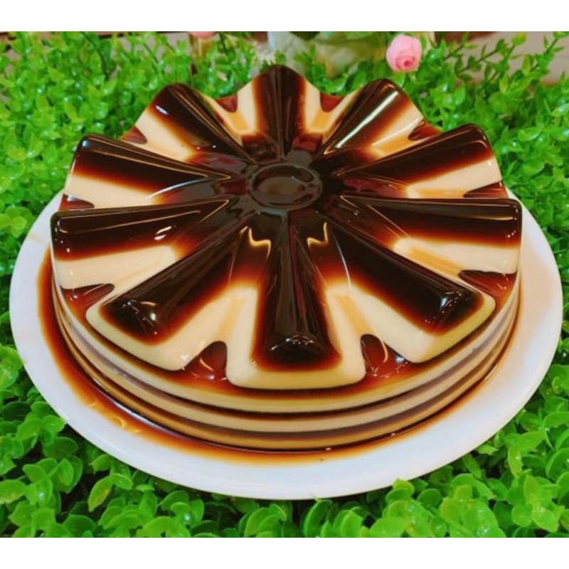 - RAU CÂU FLAN PHÁP 3 VỊ CAFE/MATCHA/SOCOLA - BÁNH SINH NHẬT RAU CÂU - 1,4kg