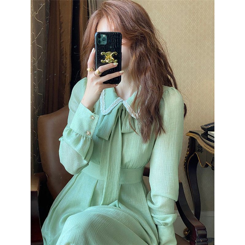 🍑order🍑 đầm tiểu thư xanh